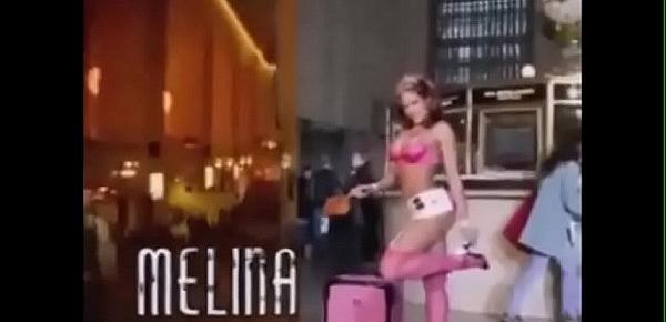  Melina in lingerie